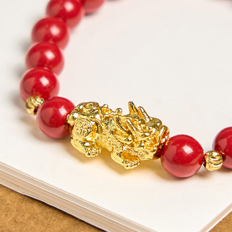 Satori Totem Cinnabar PiXiu Bracelet