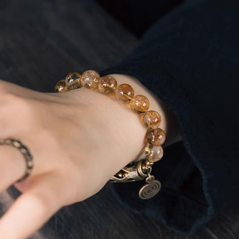 Satori Totem Citrine Beads Bracelet