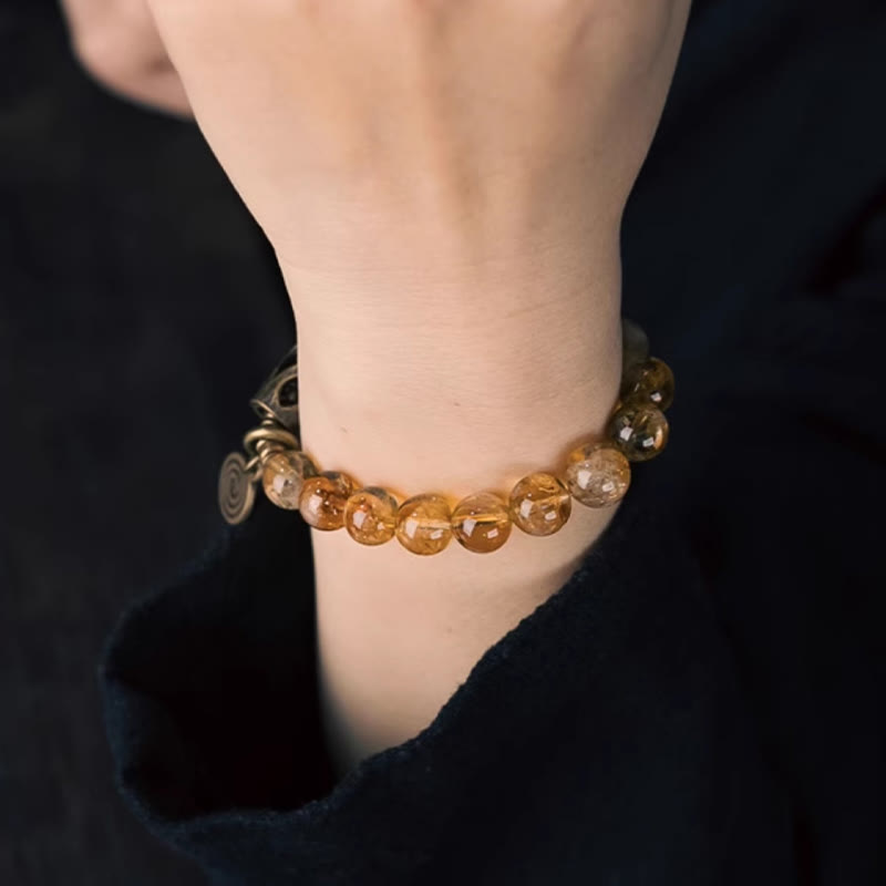 Satori Totem Citrine Beads Bracelet