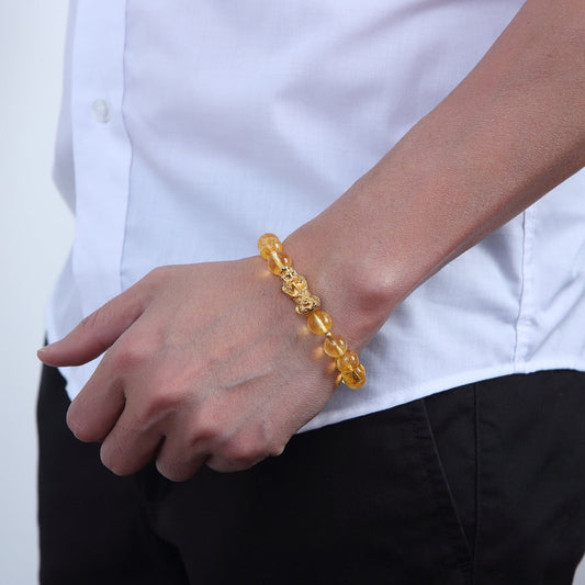 Satori Totem Citrine Pixiu Wealth Bracelet