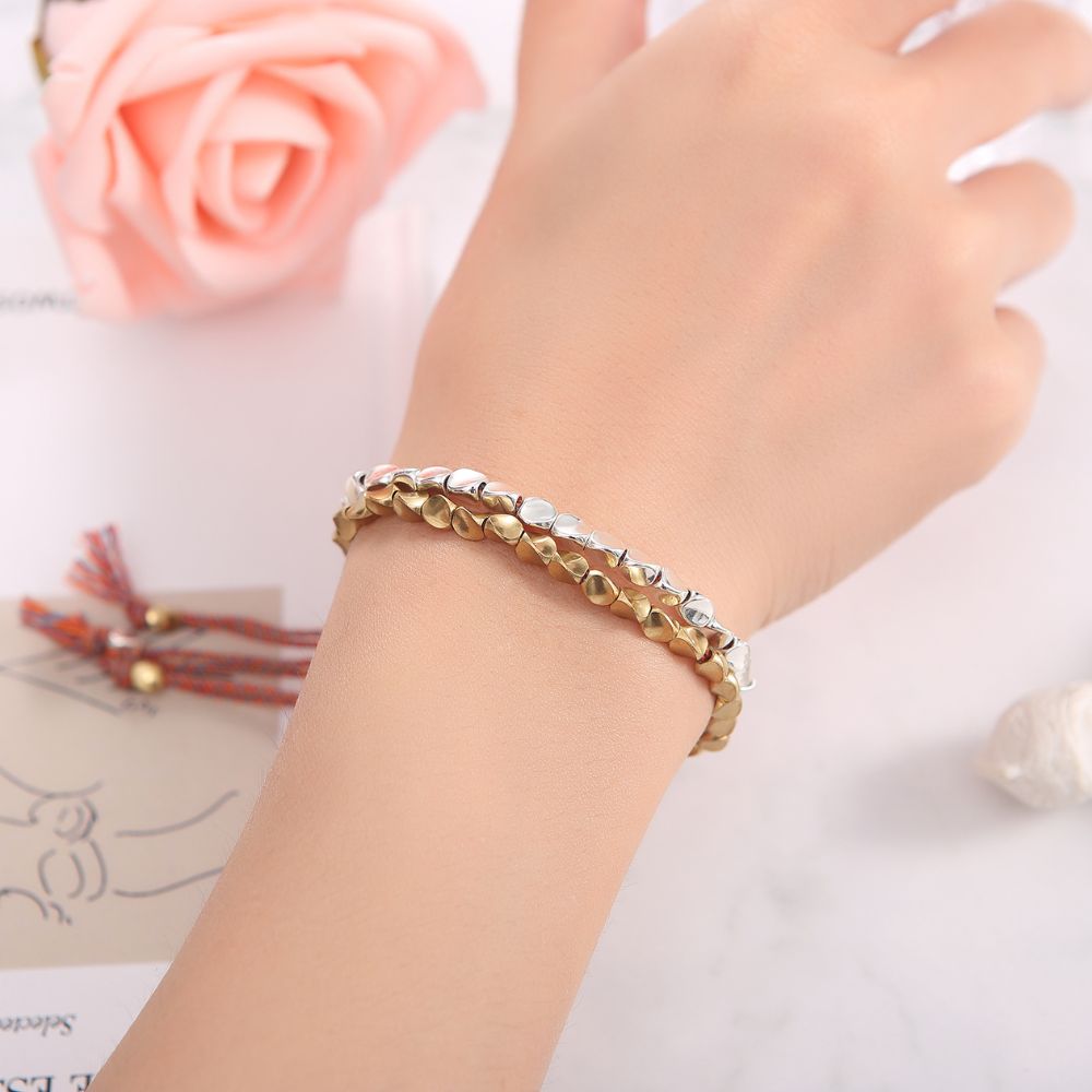 Satori Totem Handmade Tibetan Buddhist Copper Beads Bracelet