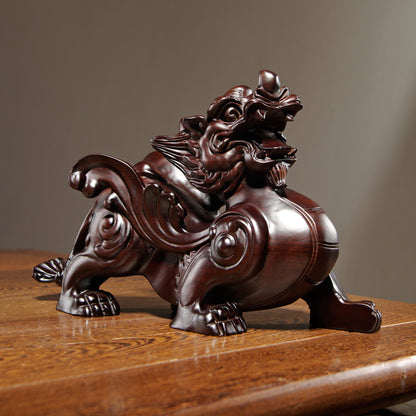 Satori Totem Ebony Couple PiXiu Feng Shui Ornament