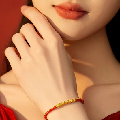 Satori Totem Chinese Zodiac Defuse Tai Sui Blessing Talismanic Red String Bracelet