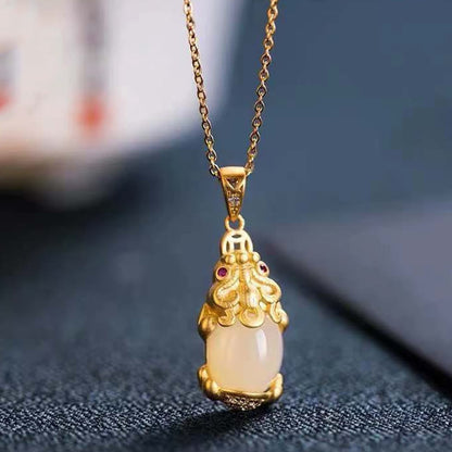 Satori Totem Jade PiXiu Necklace Pendant