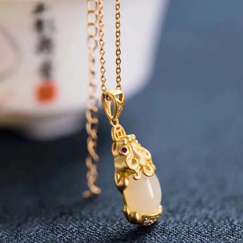 Satori Totem Jade PiXiu Necklace Pendant