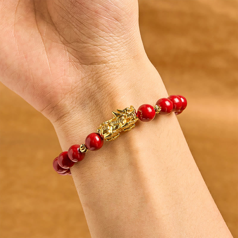 Satori Totem Cinnabar PiXiu Bracelet