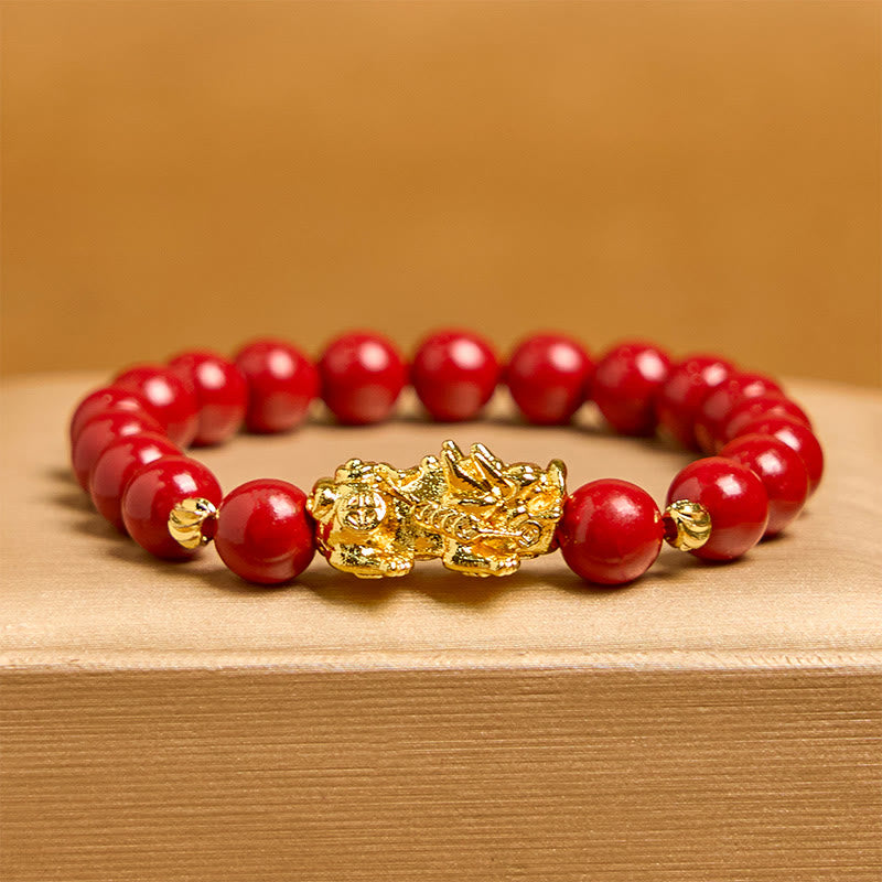 Satori Totem Cinnabar PiXiu Bracelet