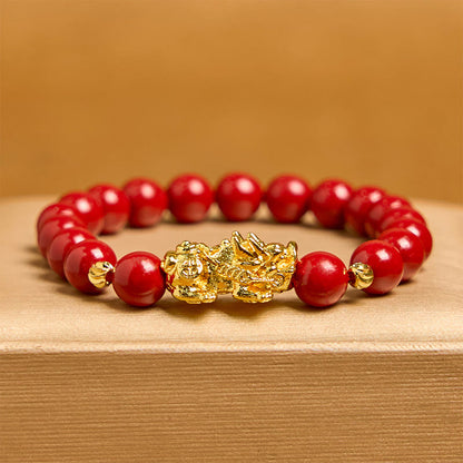 Satori Totem Cinnabar PiXiu Bracelet