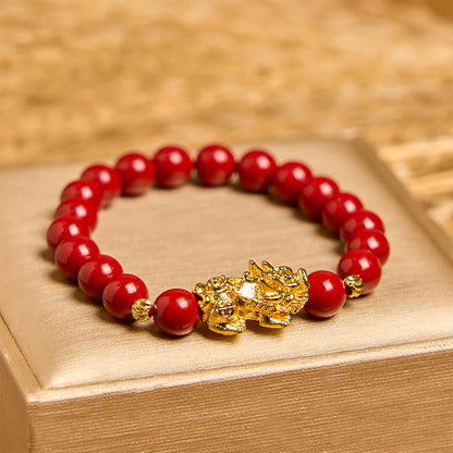 Satori Totem Cinnabar PiXiu Bracelet