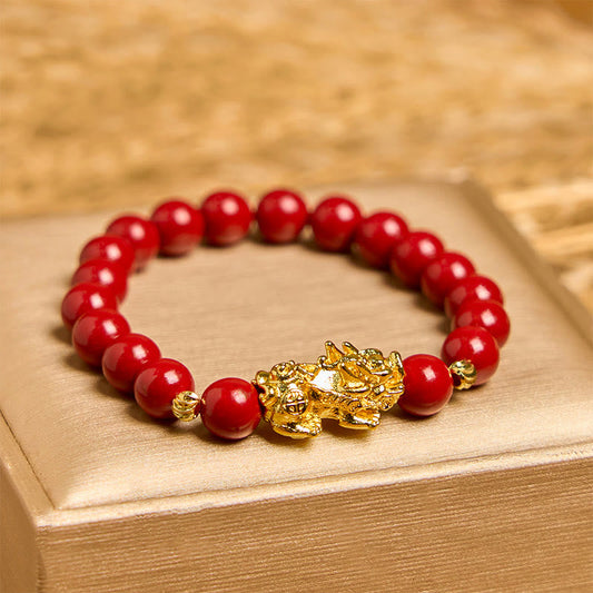 Satori Totem Cinnabar PiXiu Bracelet