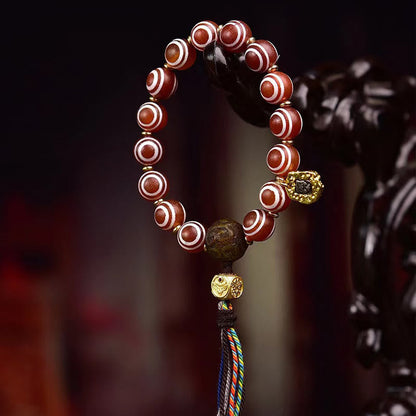 Satori Totem Tibetan Zakiram Red Agate Bracelet