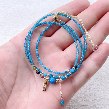 Satori Totem 14k Gold Plated Copper Creativity Triple Bracelet