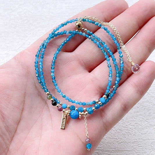 Satori Totem 14k Gold Plated Copper Creativity Triple Bracelet