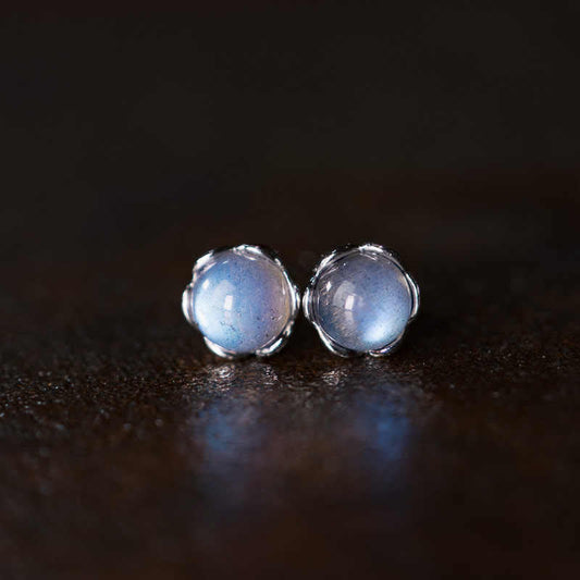 Satori Totem 925 Sterling Silver Moonstone Earrings