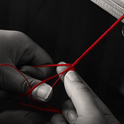 Satori Totem 925 Silver Koi Fish Handmade Braided String Bracelet