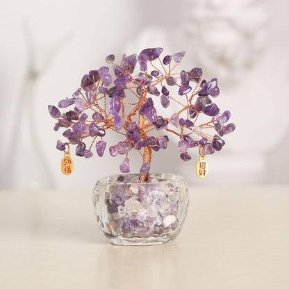 Satori Totem Feng Shui Amethyst Crystal Tree