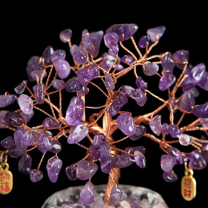 Satori Totem Feng Shui Amethyst Crystal Tree