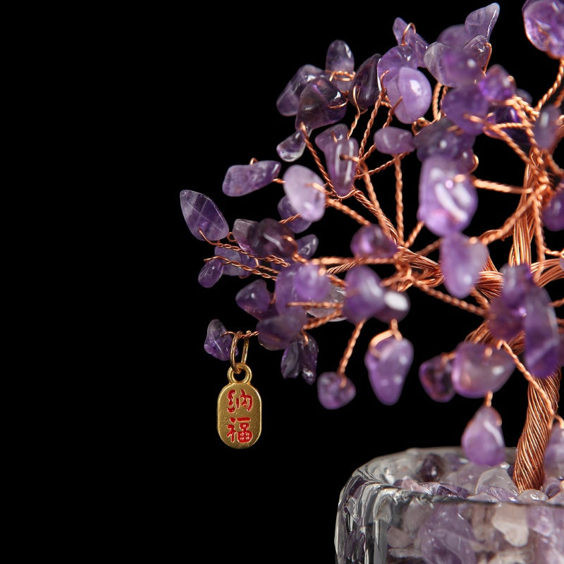 Satori Totem Feng Shui Amethyst Crystal Tree
