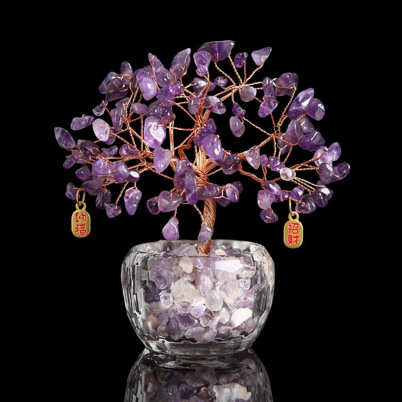 Satori Totem Feng Shui Amethyst Crystal Tree