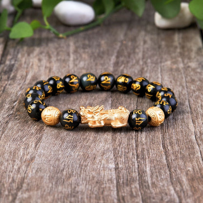 Satori Totem Obsidian Pixiu  Bracelet