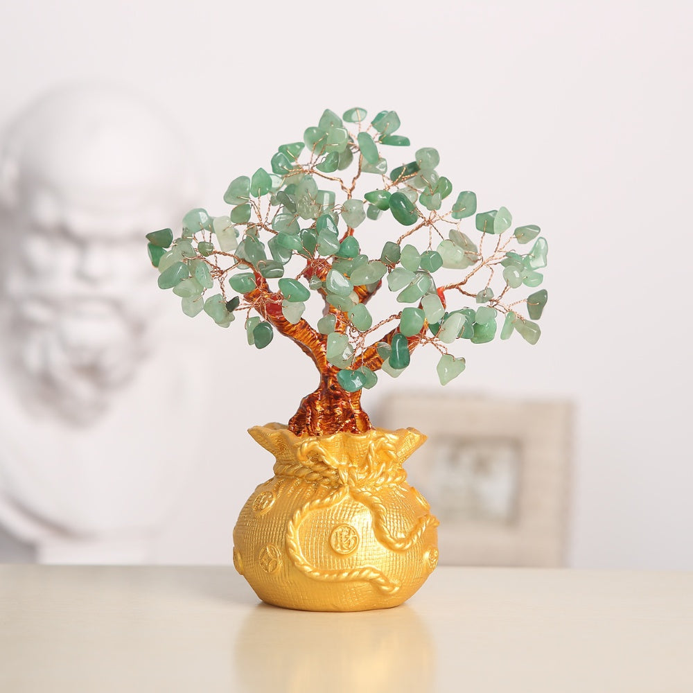 Satori Totem Green Aventurine Feng Shui Money Tree