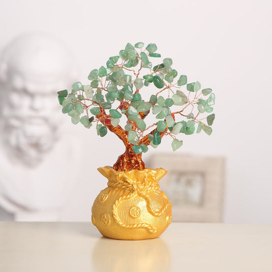 Satori Totem Green Aventurine Feng Shui Money Tree