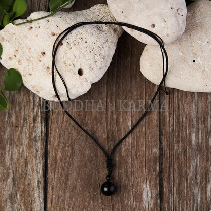 Satori Totem Obsidian Necklace