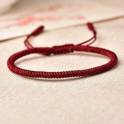 Satori Totem Tibetan Buddhist Red String Bracelet