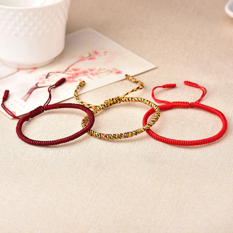 Satori Totem Tibetan Buddhist Red String Bracelet