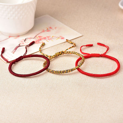 Satori Totem Tibetan Buddhist Red String Bracelet