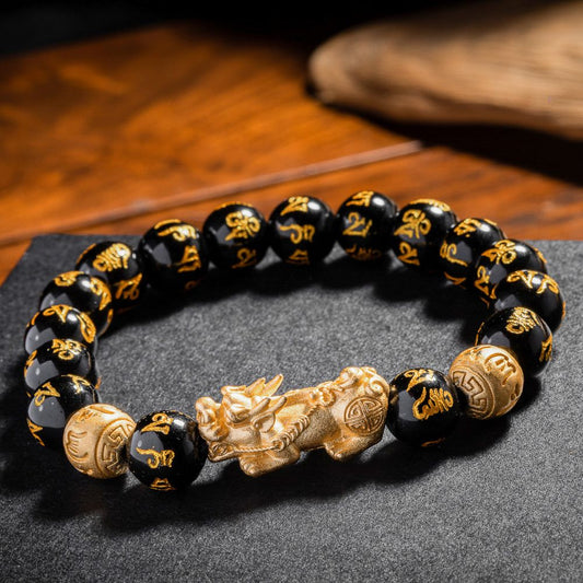 Satori Totem Obsidian Pixiu  Bracelet