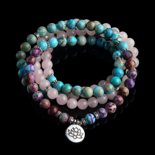 Satori Totem Lotus of Calm Mala Beads