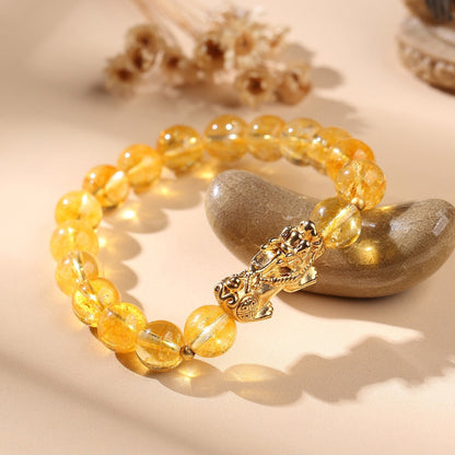 Satori Totem Citrine Pixiu Wealth Bracelet