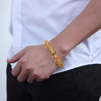 Satori Totem Citrine Pixiu Wealth Bracelet