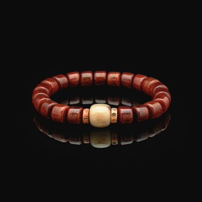 Satori Totem Tibetan Yak Bone Luck Bead Bracelet