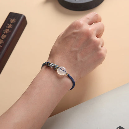 Satori Totem White Agate Fu Couple Bracelets