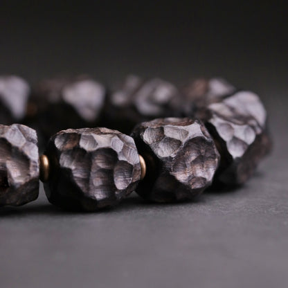 Satori Totem Ebony Dzi Tibetan Bracelet