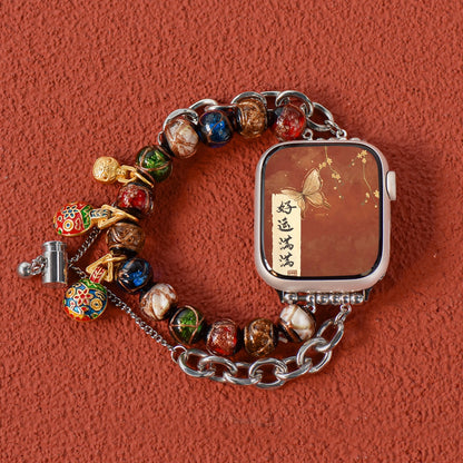 Satori Totem Glazed Money Pit Wealth Iwatch Bracelet