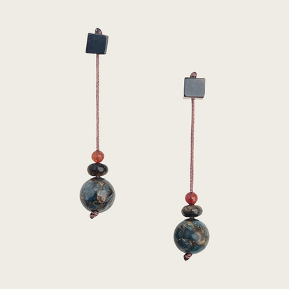 Satori Totem Retro Pietersite Earrings