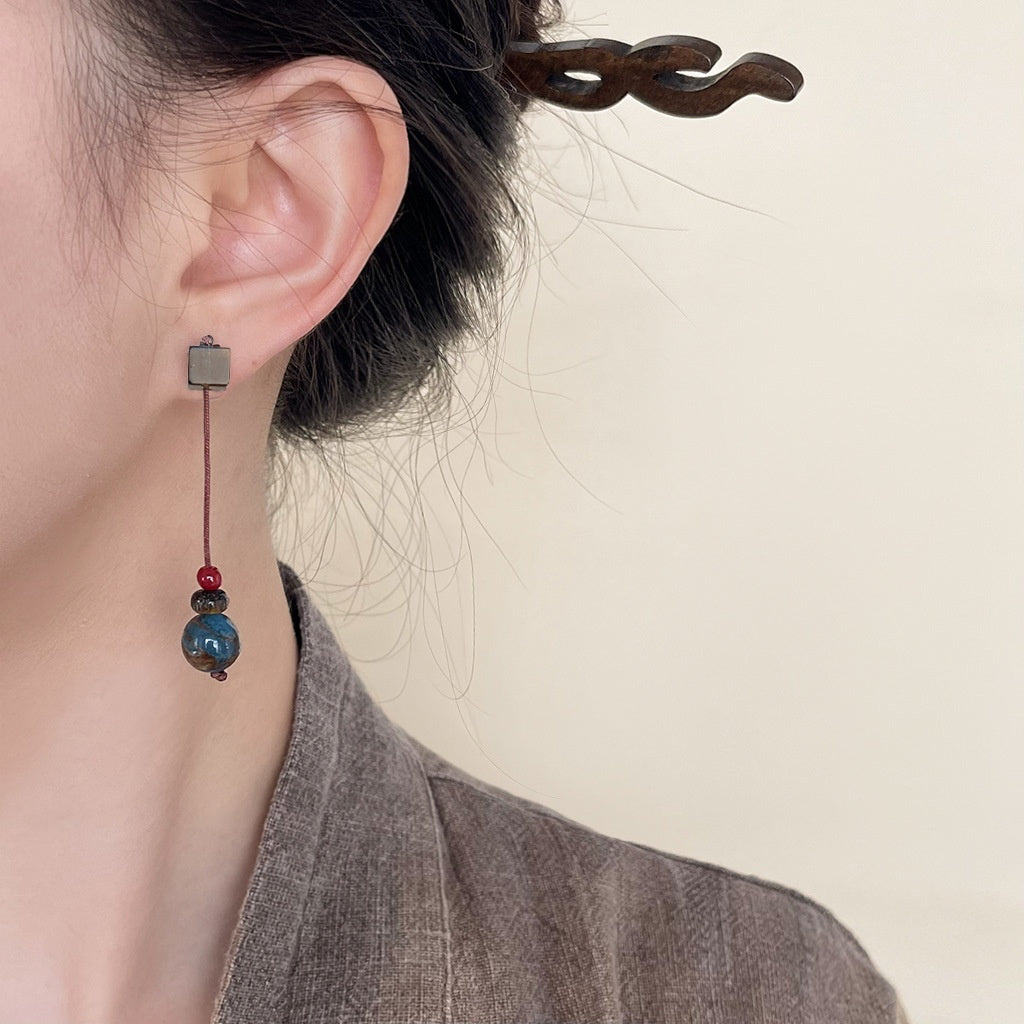 Satori Totem Retro Pietersite Earrings