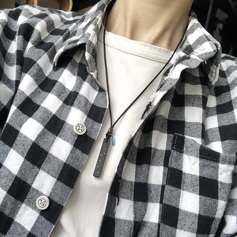 Satori Totem Obsidian Aquamrine Big Dipper Daoism Pendants